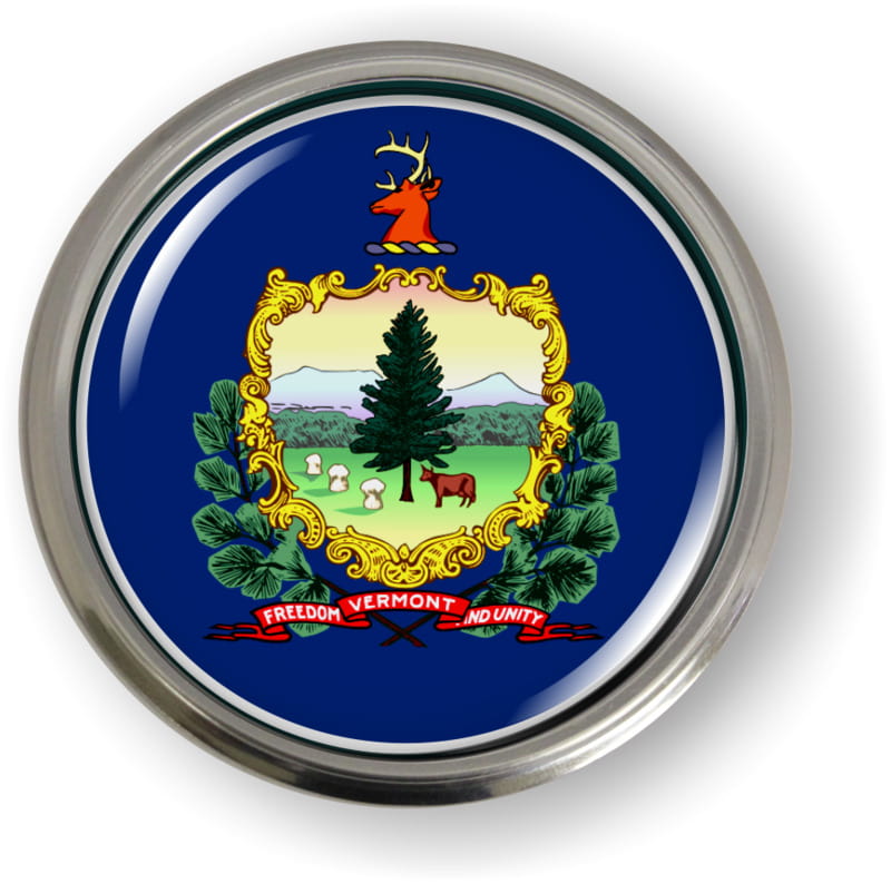 Vermont - State Flag Emblem